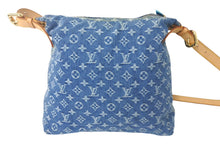画像をギャラリービューアに読み込む, 新品未使用 LOUIS VUITTON ルイ ヴィトン バギーGM ショルダーバッグ M95048 モノグラムデニム ブルー ベージュ 中古 4c067820