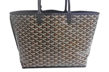 Load image into Gallery viewer, 新品未使用 GOYARD ゴヤール アンジュPM トートバッグ PVC レザー ヘリンボーン ブラック 中古 4c067829