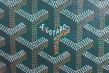 Load image into Gallery viewer, 新品未使用 GOYARD ゴヤール サンルイPM トートバッグ STLOUIPMLTY09CL09P PVC レザー ヘリンボーン グリーン 中古 4c067830