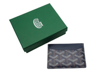Load image into Gallery viewer, 新品未使用 GOYARD ゴヤール サンシュルピス カードケース ネイビー STSULPPMLTY12CL12X 中古 4c067844