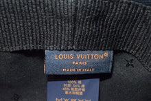 Load image into Gallery viewer, 新品未使用品 LouisVuitton ルイヴィトン セーラーハット 帽子 M7499L イタリア製 コットン ブラック ホワイト 中古 4c067858