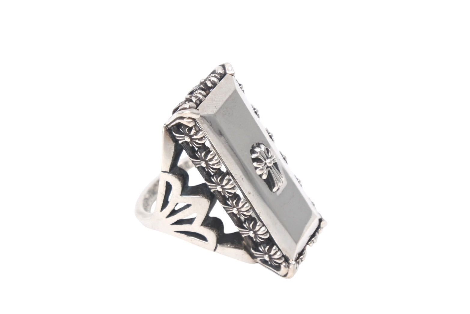 新品未使用 CHROME HEARTS クロムハーツ RECT CRS SIDE カクテル