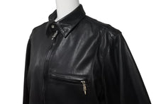 Load image into Gallery viewer, CHROME HEARTS クロムハーツ ライダース 2225-304-0351 ブラック Sサイズ パーツ破損あり 中古 4c067872