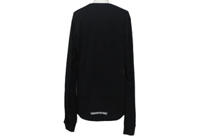 CHROME HEARTS クロムハーツ 長袖シャツ ロンT 2212 304 0226 サイズS コットン ブラック ホワイト 良品 中古 4c067882