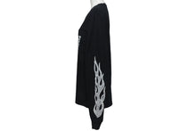 Load image into Gallery viewer, CHROME HEARTS クロムハーツ 長袖シャツ ロンT 2212 304 0226 サイズS コットン ブラック ホワイト 良品 中古 4c067882