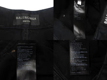 Load image into Gallery viewer, BALENCIAGA バレンシアガ デニムパンツ 23AW DOUBLE TROUSERS 767983 XSサイズ ブラック 美品 中古 4c067885