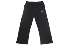 Load image into Gallery viewer, CHROME HEARTS クロムハーツ スウェットパンツ スクロールラベルCH クロスレザーパッチ 2214-304-9000 Lサイズ ブラック 美品 中古 4c067886