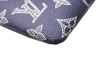 Load image into Gallery viewer, LOUIS VUITTON ルイヴィトン ポシェット アポロPM モノグラムネオン ポーチ アップサイドダウン M62898 ネイビー 美品 中古 4c067897