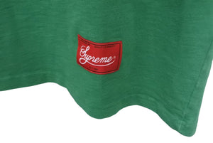 未使用 Supreme シュプリーム パッチワーク 半袖Tシャツ フットボールサイズL グリーン グレー ホワイト 中古 4c067907 