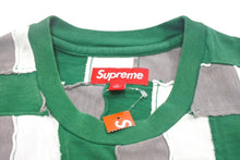 画像をギャラリービューアに読み込む, 未使用 Supreme シュプリーム パッチワーク 半袖Tシャツ フットボールサイズL グリーン グレー ホワイト 中古 4c067907 