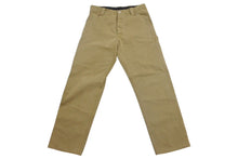 Load image into Gallery viewer, 新品同様 CHROME HEARTS クロムハーツ ペインターパンツ へリンボーン クロスボールボタンサイズ32 シルバー金具 ベージュ 中古 4c067916