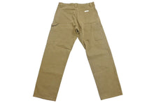 Load image into Gallery viewer, 新品同様 CHROME HEARTS クロムハーツ ペインターパンツ へリンボーン クロスボールボタンサイズ32 シルバー金具 ベージュ 中古 4c067916