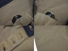 Load image into Gallery viewer, 新品同様 CHROME HEARTS クロムハーツ ペインターパンツ へリンボーン クロスボールボタンサイズ32 シルバー金具 ベージュ 中古 4c067916