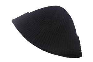 CHROME HEARTS クロムハーツ ビーニー ニット帽 フリーサイズ シルバー金具 ブラック 美品 中古 4c067918