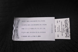 CHROME HEARTS クロムハーツ ビーニー ニット帽 フリーサイズ シルバー金具 ブラック 美品 中古 4c067918