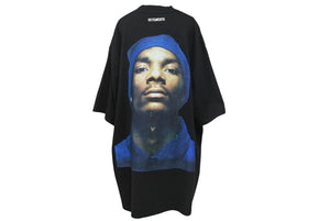 VETEMENTS ヴェトモン スヌープドッグ 半袖Ｔシャツ MH17TP15 フェイスプリント サイズM ブラック 美品 中古 4c067921 