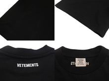画像をギャラリービューアに読み込む, VETEMENTS ヴェトモン スヌープドッグ 半袖Ｔシャツ MH17TP15 フェイスプリント サイズM ブラック 美品 中古 4c067921 