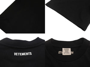 VETEMENTS ヴェトモン スヌープドッグ 半袖Ｔシャツ MH17TP15 フェイスプリント サイズM ブラック 美品 中古 4c067921 