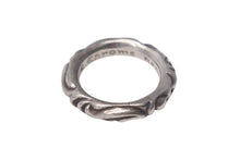 Load image into Gallery viewer, CHROME HEARTS クロムハーツ スクロールバンド リング 指輪 サイズ16号 重量8.9g シルバ−925 1994 刻印 美品 中古 4c067923