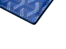 画像をギャラリービューアに読み込む, GOYARD ゴヤール サンシュルピス カードケース STSULPPMLTY10CL10X レザー PVC ブルー 美品 中古 4c067947