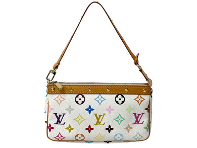 LOUIS VUITTON ルイヴィトン ポシェット アクセソワール アクセサリーポーチ M92649 モノグラム マルチカラー 村上隆 美品 中古 4c067953
