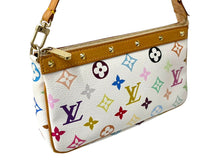 Load image into Gallery viewer, LOUIS VUITTON ルイヴィトン ポシェット アクセソワール アクセサリーポーチ M92649 モノグラム マルチカラー 村上隆 美品 中古 4c067953