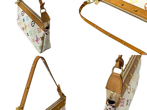 LOUIS VUITTON ルイヴィトン ポシェット アクセソワール アクセサリーポーチ M92649 モノグラム マルチカラー 村上隆 美品 中古 4c067953