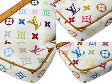 Load image into Gallery viewer, LOUIS VUITTON ルイヴィトン ポシェット アクセソワール アクセサリーポーチ M92649 モノグラム マルチカラー 村上隆 美品 中古 4c067953