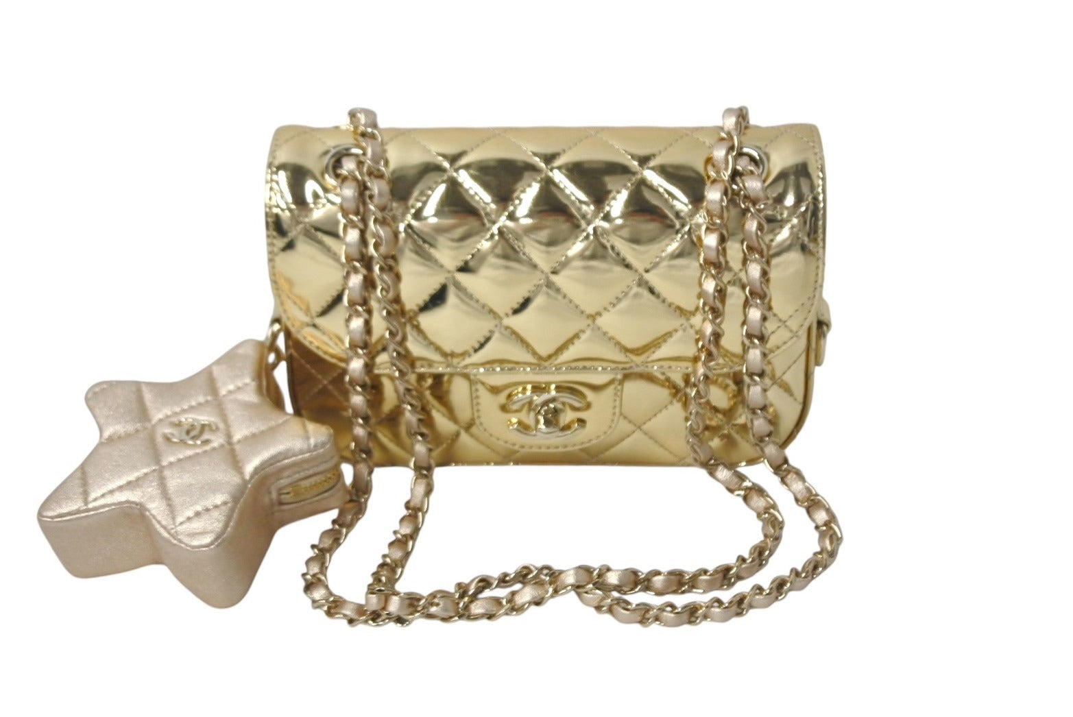新品同様 CHANEL シャネル ショルダーバッグ ミニフラップバッグ 新品同様 CHANEL シャネル ショルダーバッグ ミニフラップバッグ