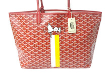 画像をギャラリービューアに読み込む, 新品未使用 GOYARD ゴヤール サンルイPM トートバッグ レッド スヌーピーコラボ PVC×レザー STLOUIPMLTY02CL02P 中古 4c067980