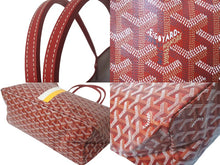 画像をギャラリービューアに読み込む, 新品未使用 GOYARD ゴヤール サンルイPM トートバッグ レッド スヌーピーコラボ PVC×レザー STLOUIPMLTY02CL02P 中古 4c067980