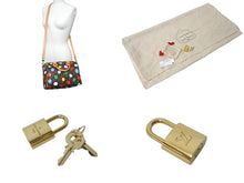 Load image into Gallery viewer, 極美品 LouisVuitton ルイヴィトン 草間彌生 モノグラム スピーディ バンドリエール25 2WAYバッグ マルチカラー M46433 中古 4c067985