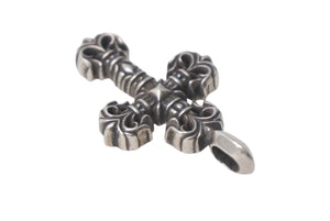 新品未使用 CHROME HEARTS クロムハーツ タイニー フィリグリークロス ペンダント SV925 シルバー 中古 4c068001