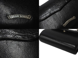 CHROME HEARTS クロムハーツ BSフレア ドッグアダムス オーダー品 ショルダーバッグ 2WAYバッグ レザー シルバー925 美品 中古 4c068002