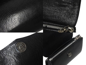 CHROME HEARTS クロムハーツ BSフレア ドッグアダムス オーダー品 ショルダーバッグ 2WAYバッグ レザー シルバー925 美品 中古 4c068002