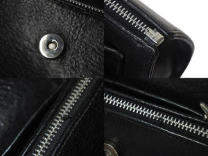 CHROME HEARTS クロムハーツ BSフレア ドッグアダムス オーダー品 ショルダーバッグ 2WAYバッグ レザー シルバー925 美品 中古 4c068002