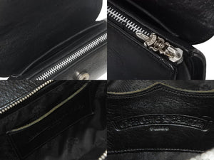 CHROME HEARTS クロムハーツ BSフレア ドッグアダムス オーダー品 ショルダーバッグ 2WAYバッグ レザー シルバー925 美品 中古 4c068002