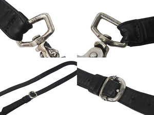 CHROME HEARTS クロムハーツ BSフレア ドッグアダムス オーダー品 ショルダーバッグ 2WAYバッグ レザー シルバー925 美品 中古 4c068002