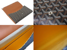 画像をギャラリービューアに読み込む, 新品同様 GOYARD ゴヤール モンテカルロ PM クラッチバッグ AMAMONTECARLO PM 01 ブラック シルバー金具 中古 4c068014