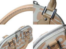 Load image into Gallery viewer, LOUIS VUITTON ルイヴィトン ハンドバッグ モノグラム グラフィティ アルマPM オリゾンタル ベージュ M92178 美品 中古 4c068023