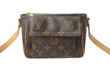 画像をギャラリービューアに読み込む, LOUIS VUITTON ルイヴィトン ショルダーバッグ M51165 ヴィバシテPM ブラウン モノグラム ゴールド金具 中古 4c068028