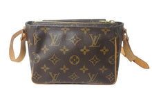 画像をギャラリービューアに読み込む, LOUIS VUITTON ルイヴィトン ショルダーバッグ M51165 ヴィバシテPM ブラウン モノグラム ゴールド金具 中古 4c068028