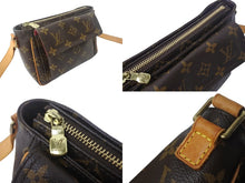 画像をギャラリービューアに読み込む, LOUIS VUITTON ルイヴィトン ショルダーバッグ M51165 ヴィバシテPM ブラウン モノグラム ゴールド金具 中古 4c068028