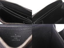 Load image into Gallery viewer, 極美品 LouisVuitton ルイヴィトン ジッピーコインパース ダミエグラフィット N63076 フランス製 PVC ブラック シルバー 中古 4c068043