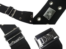 Load image into Gallery viewer, Christian Dior クリスチャンディオール ストリートシック ショルダーバッグ レザー ブラック シルバー金具 美品 4c068052