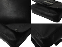 Load image into Gallery viewer, Christian Dior クリスチャンディオール ストリートシック ショルダーバッグ レザー ブラック シルバー金具 美品 4c068052