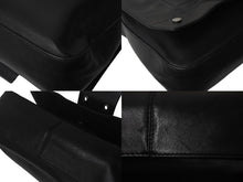 Load image into Gallery viewer, Christian Dior クリスチャンディオール ストリートシック ショルダーバッグ レザー ブラック シルバー金具 美品 4c068052