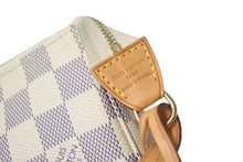 Load image into Gallery viewer, 極美品 LOUIS VUITTON ルイヴィトン ポシェットアクセソワール アクセサリーポーチ ダミエ ハンドバッグ N51986 ホワイト 中古 4c068074