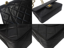 Load image into Gallery viewer, CHANEL シャネル マトラッセ23 チェーンショルダーバッグ 2番台 ラムスキン ゴールド金具 ブラック 美品 中古 4c068084