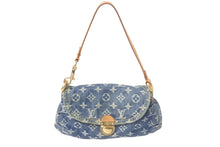 Load image into Gallery viewer, Louis Vuitton ルイヴィトン ミニプリーティ ワンショルダーバッグ ハンドバッグ M95050 モノグラムデニム ブルー 4c068096